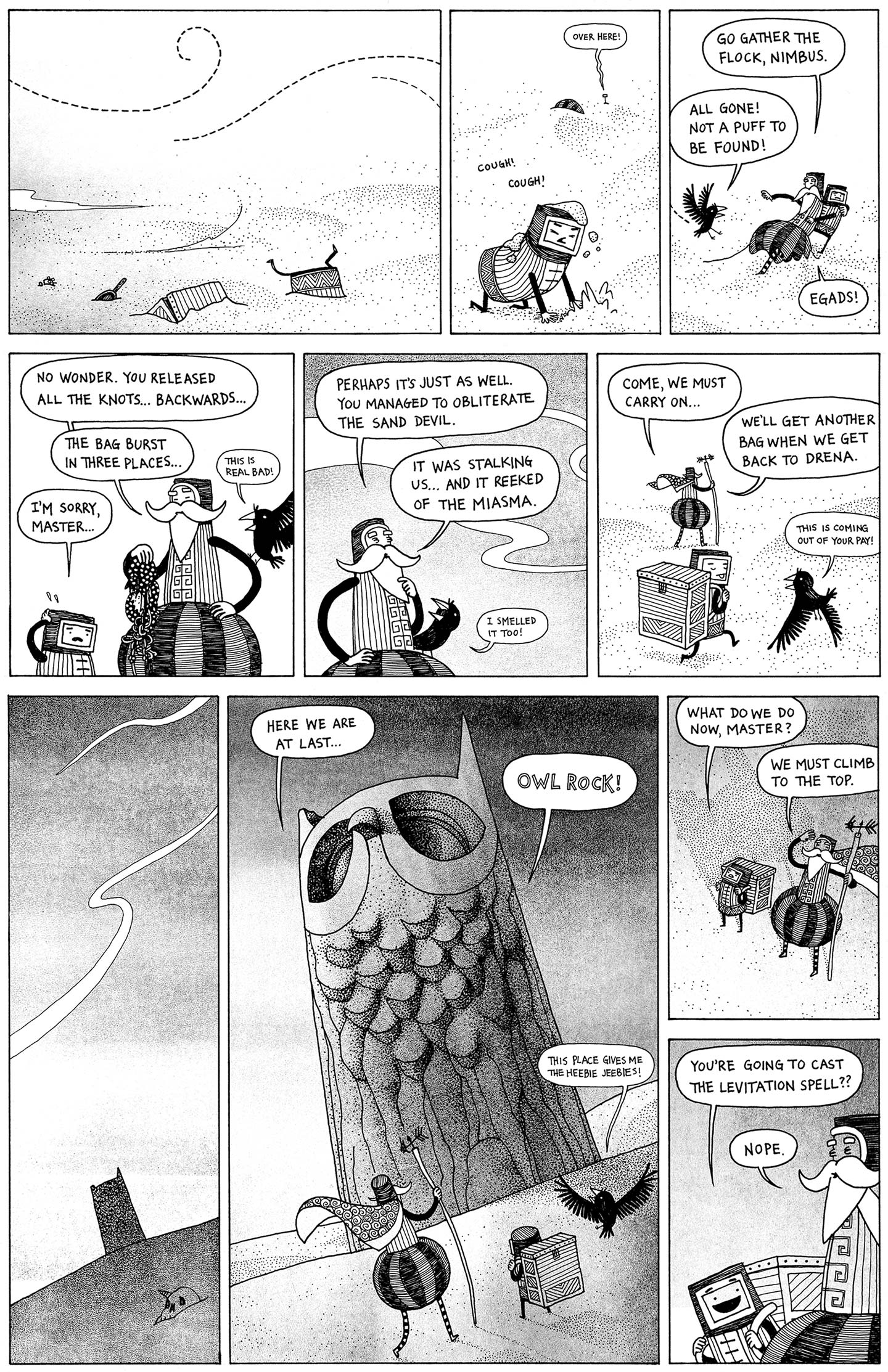 Master Cyrus & The Boy: Journey to Owl Rock by Shawn Cheng