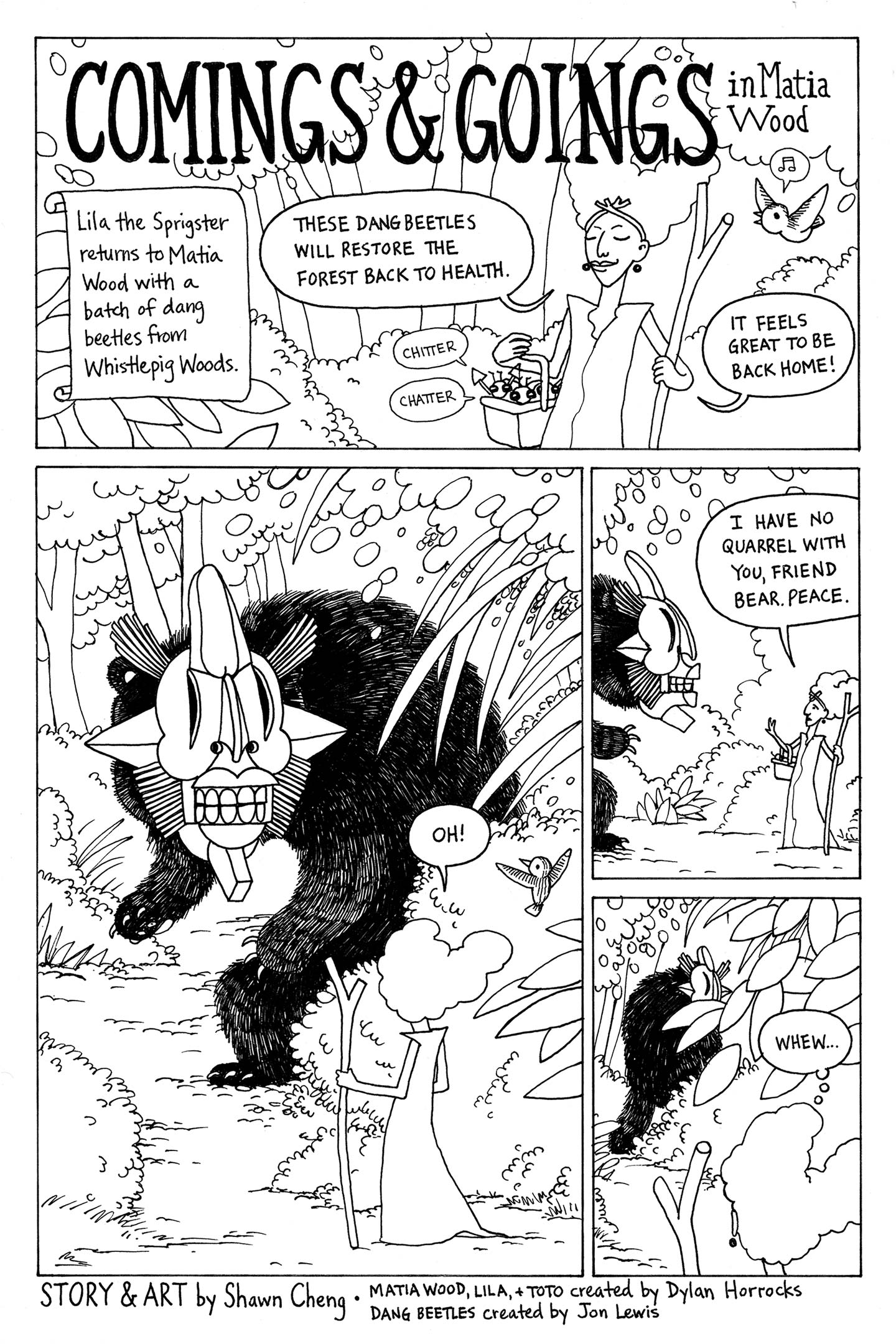 Comings & Goings in Matia Wood by Shawn Cheng