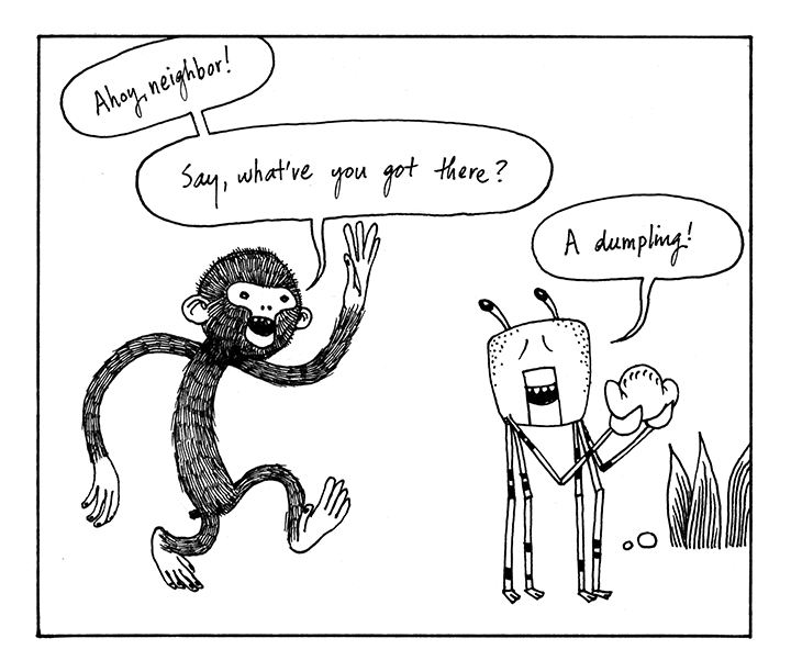The Monkey & The Crab by Shawn Cheng