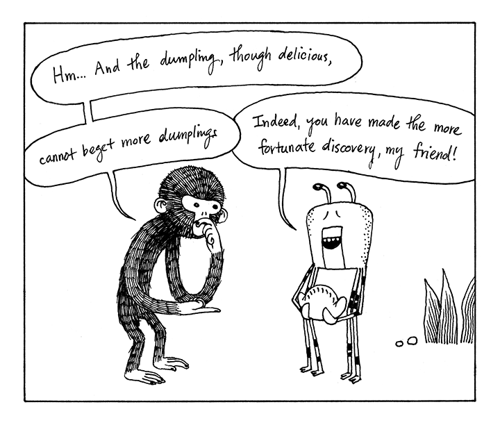 The Monkey & The Crab by Shawn Cheng