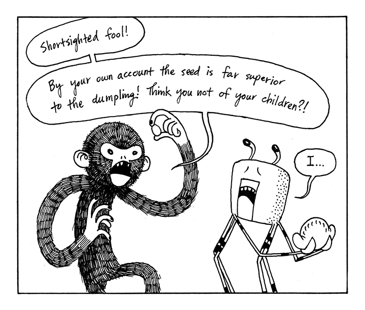 The Monkey & The Crab by Shawn Cheng