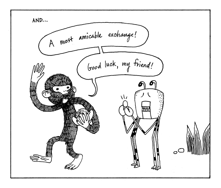 The Monkey & The Crab by Shawn Cheng